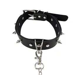 Нашийник з шипами та повідцем Art of Sex - Collar Spikes and Leash - мініатюра 6