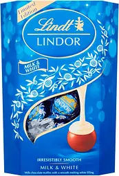 Шоколадные конфеты Lindt Lindor Milk White Limited Edition, 200г