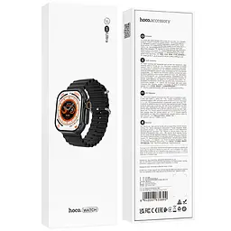 Смарт-годинник Hoco Smart Watch Y23 Ultra Smart sports watch (call version) Black - мініатюра 4