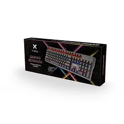 Клавіатура Vinga KBGM160 LED Outemu Blue USB Black (KBGM160 Black) - мініатюра 4