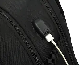 Рюкзак Yenkee 20L 15.6" FLASHPACKER YBB 1502 (чорний) (6811354) - мініатюра 10