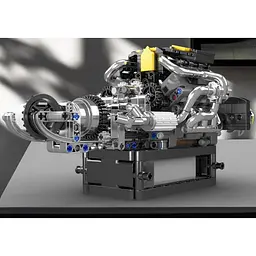 Конструктор Mould King Mking Двигун і коробка передач Turbocharged PAG V8 (10207) [161097] - мініатюра 9