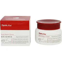 Крем для обличчя FarmStay Snail Repair Cream з муцином равлика 100 г - мініатюра 2