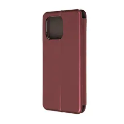 Чехол-книжка для Motorola G05/E15, G-Case, бордовый, кожаный чехол-книжка из экокожи (PU) и TPU, с магнитом, с подставкой и вместительным кардхолдером, противоударный, защита всего корпуса, ArmorStandart (ARM82968) - мініатюра 2