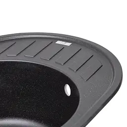 Кухонна мийка Lidz 620x500/200 BLM-14 (LIDZBLM14620500200), Чорний - мініатюра 5
