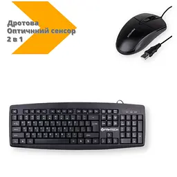 Клавіатура та миша Fantech KM100 оптичний сенсор чорна (ЦУ-00033226_393) - мініатюра 5