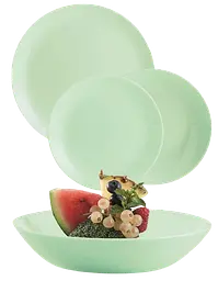 Сервіз Diwali Paradise Green 18 предметів Luminarc kuh0016232