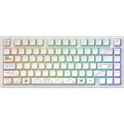 Клавіатура Dark Project ALU81 Terra Nova PBT RGB Mech G3MS Moonstone White (DPKB_NOVA_81_ANSI_WHITE_UA) - мініатюра 5