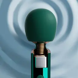 Вібромасажер Qingnan No.5 Powerful Mini Wand 18.3 см зелений - мініатюра 3