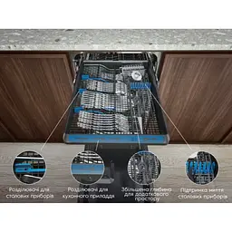 Посудомийна машина Electrolux Electrolux вбудована, 10 комплектів Е, 45 см, дисплей, інвертор,чорний - мініатюра 8