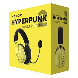 Навушники Hator Hyperpunk 2 Wireless Tri-mode Black/Yellow (HTA-857) - мініатюра 6