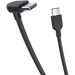 Кабель Xiaomi Braided 3A USB-C to USB-C 10cm Black (BHR08W0GL) [163632] - мініатюра 3