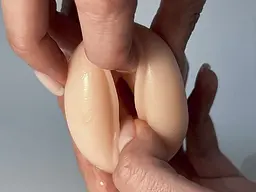Міні-мастурбатор Alive Vaginal Experience, 8.5х5 см (червоний) - мініатюра 4