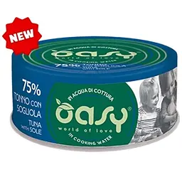 Вологий корм Oasy Cat Wet More Love для дорослих котів сардинела з овочами 70 г