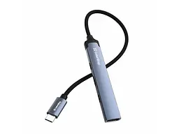 Мультипортовий адаптер ColorWay USB-C 4-in-1 USB-C2.0х3/USB3.0 (CW-HUB07)