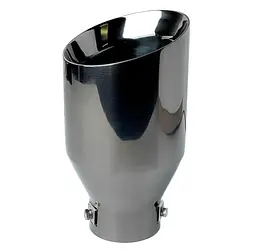 Насадка на глушник Vitol 178x102x76 мм Темний Хром (НГ-1013-BK) - мініатюра 3