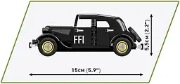 Конструктор COBI автомобіль Citroen Traction 11CV BL 1:35 2266 - мініатюра 3