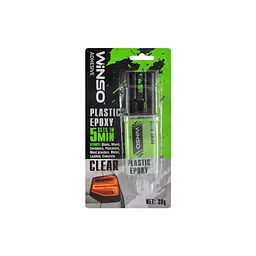 Автомобільний клей WINSO епоксидний двокомпонентний Plastic Epoxy 30 г (300600)