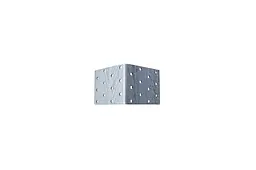Куточок меблевий перфорований рівносторонній Apro 80 x 80 x 60 x 2 мм (в упаковці 5 шт.) - мініатюра 3