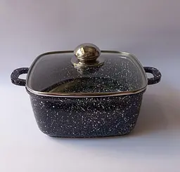 Каструля з кришкою Styleberg ST3026 20 см 3 л сіра