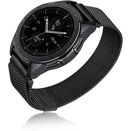 Ремінець DK CDK для Huawei Watch 2 Sport 20mm Metal Milanese Loop Magnetic (09649) (black) - мініатюра 3