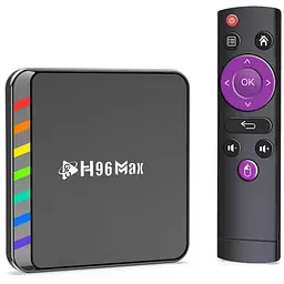 H96 MAX W2 4/32Gb Amlogic S905W2 Android 11.0 Smart TV Box, Смарт ТВ 4K HDR приставка налаштування Android TV у подарунок, YouTube та фільми без реклами - мініатюра 2