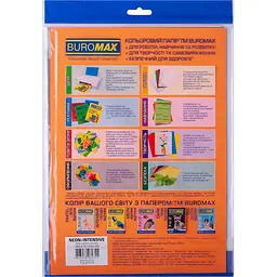 Набір паперу Buromax Neon + Intensiv А4 50 аркушів 10 кольорів (BM.2721850-99) - мініатюра 2