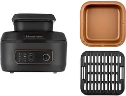 Мультипіч Russell Hobbs SatisFry Air & Grill 1745Вт 5.5л алюміній/пластикчорно-оранжевий - мініатюра 4