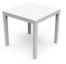 Стіл Progarden BALI 78x78x72  білий