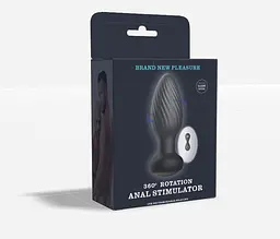Анальна пробка B - Series Cute Retating Remote, 9.8 см (чорний) - мініатюра 10