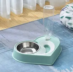 Годівниця з напувалкою для домашніх тварин DOG & Cat bowl | Посуд для собак та кішок - мініатюра 2