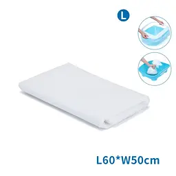 Великий білий мішок для сміття котячого лотка L60xW50 см