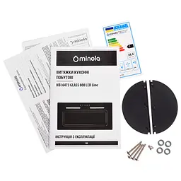 Витяжка повновбудована MINOLA HBI 6473 WH GLASS 800 LED Line - мініатюра 18