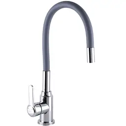 Змішувач для кухні Domino Ellipse DCC-203L-gray 000025129 Сірий