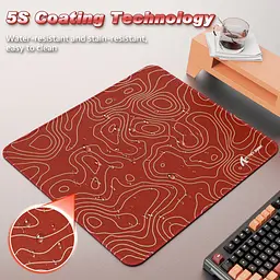 Ігровий килимок Attack Shark CM02 / 40*45 см / Red Lines - мініатюра 7