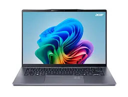 Ноутбук Acer Swift Go 14 AI SFG14-01 14.5' WQXGA IPS, Quallcomm X1P-42100, 16GB, F1TB, UMA, Win11, сірий (NX.KYXEU.005)