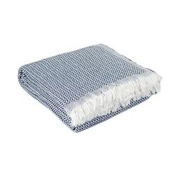 Покривало Lotus Home - Retimna lacivert синій 220x240 - мініатюра 5