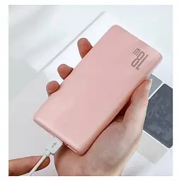 Портативна батарея Powerbank Baseus Bipow Quick Charge PD+QC 10000 mAh 18W PPDML-04 Pink - мініатюра 3