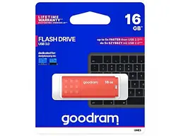 USB флеш накопичувач GOODRAM 16 GB UME3 Orange USB 3.0 (UME3-0160O0R11) - мініатюра 2