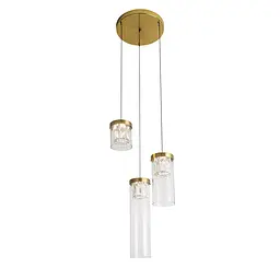 Світильник підвісний LED Levistella 800P1021-3led CL, 27W, бронзовий, для вітальні - мініатюра 2