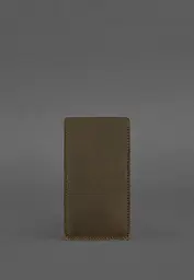 Шкіряний чохол для iPhone 13 Темно-коричневий Crazy Horse BlankNote - мініатюра 2