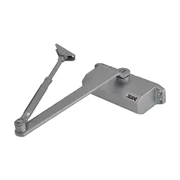 Дверний доводчик Dortec DT-64H Silver з фіксацією дверей у відчиненому положенні (63-00023)