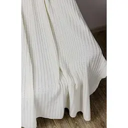 Плед Прованс Cotton 120х200 см молочний (39526) - мініатюра 3