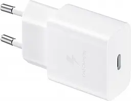Мережевий зарядний пристрій Samsung 15W PD + Cable USB-C to USB-C White (EP-T1510XWEGEU) [65028] - мініатюра 2
