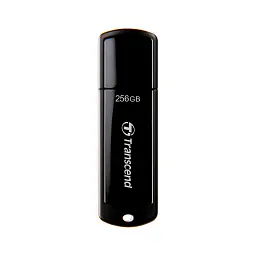 USB флеш накопичувач Transcend 256GB JetFlash 700 Black USB 3.1 (TS256GJF700) - мініатюра 1