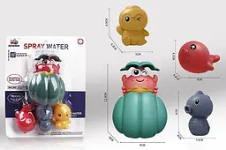 Комплект гумових водних іграшок Bath Toys