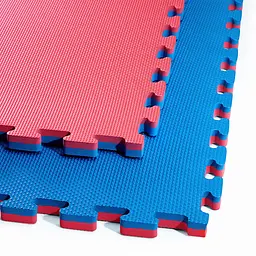 Мат-пазл (ласточкин хвіст) 4FIZJO Mat Puzzle EVA 100 x 100 x 2 cм Blue/Red 4FJ0167 (P-5907739310002) - мініатюра 2