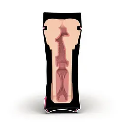 Мастурбатор-попка Mystim O(h) Push Me Anus, можна стискати та регулювати вакуум - мініатюра 5