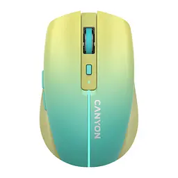Мишка Canyon MW-44 LED Rechargeable Wireless/Bluetooth Yellow Blue (CNS-CMSW44UA) - мініатюра 3