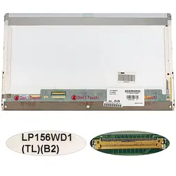 УЦІНКА!Матриця 15.6 LP156WD1-TLB2 (1600*900 40pin LED NORMAL глянець роз'єм ліворуч знизу) для ноутбука
